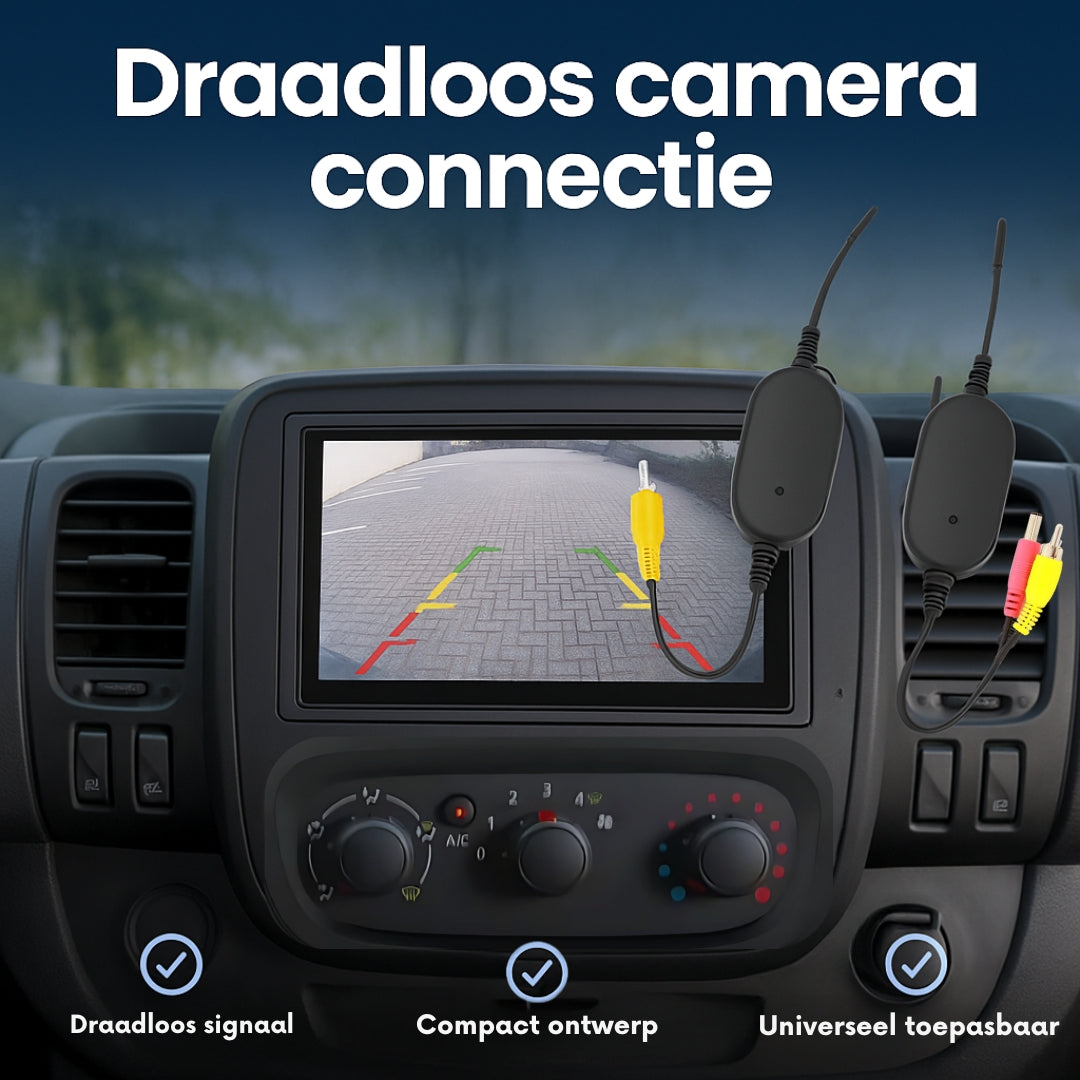 Trasmettitore e ricevitore wireless per telecamera di retromarcia 2.4GHz universale