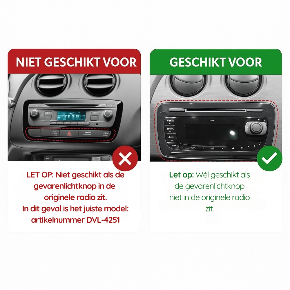 Seat Ibiza CarPlay | Navigazione UE | 4GB/64GB | Android 16