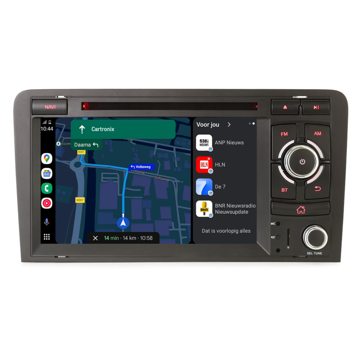 Audi A3 | S3 | RS3 | CarPlay & Android Auto | Car radio | 2004 to 2013 | Android 16 | 4+64GB