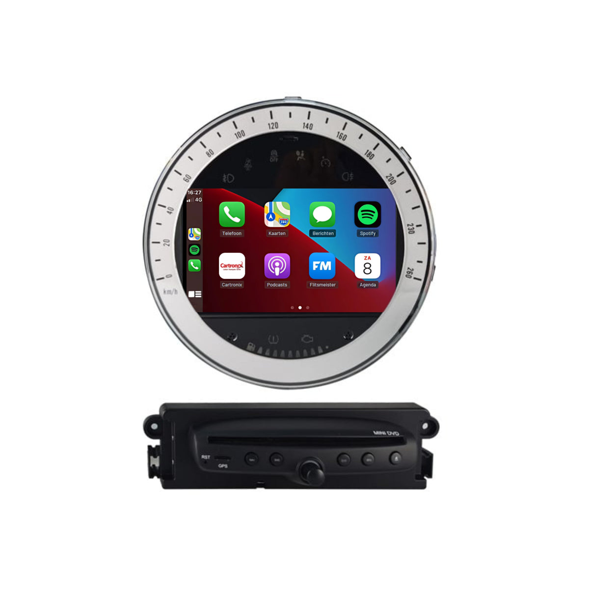 Radio samochodowe CarPlay do Mini Cooper | 2006 – 2013 | Android Auto