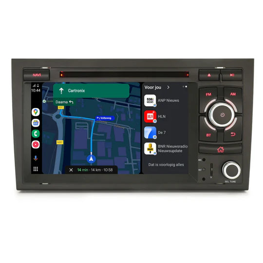 Audi A4 S4 RS4 Autoradio | 2000 t/m 2009 | Carplay | 4+64GB | Android 14