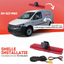Tercera luz de freno con cámara de visión trasera y pantalla para Volkswagen Caddy | 2003 a 2015 | Visión nocturna | Imagen HD