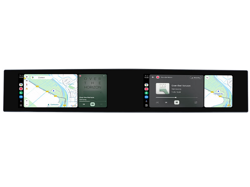 BMW Serie 5 E60/E61/F10/F11 | Autoradio a doppio schermo | dal 2009 al 2012 | CarPlay e Android Auto | 8GB + 128GB