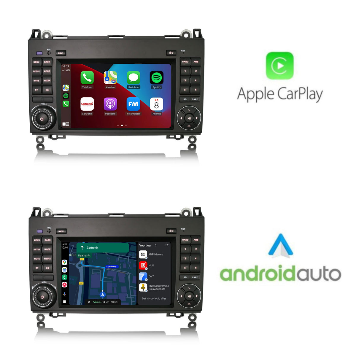Mercedes B-Class W245 | Android 16 | 7-inch Car Radio | 2005 to 2011 | CarPlay & Android Auto | 4+64GB