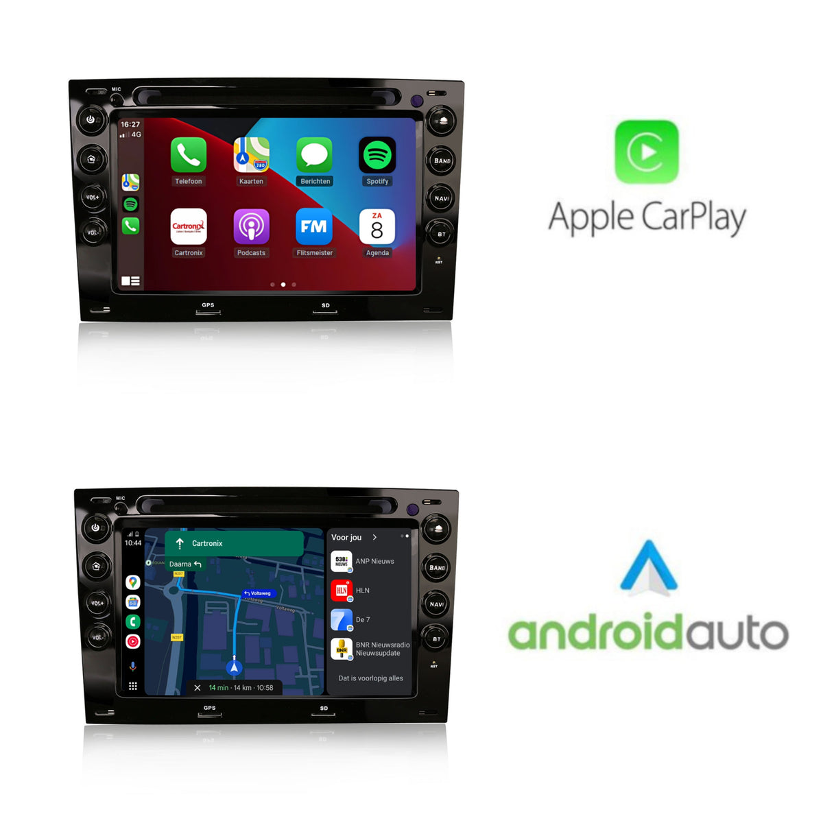 Renault Megane 2 CarPlay | Android 13 | Radio samochodowe | 4+64GB