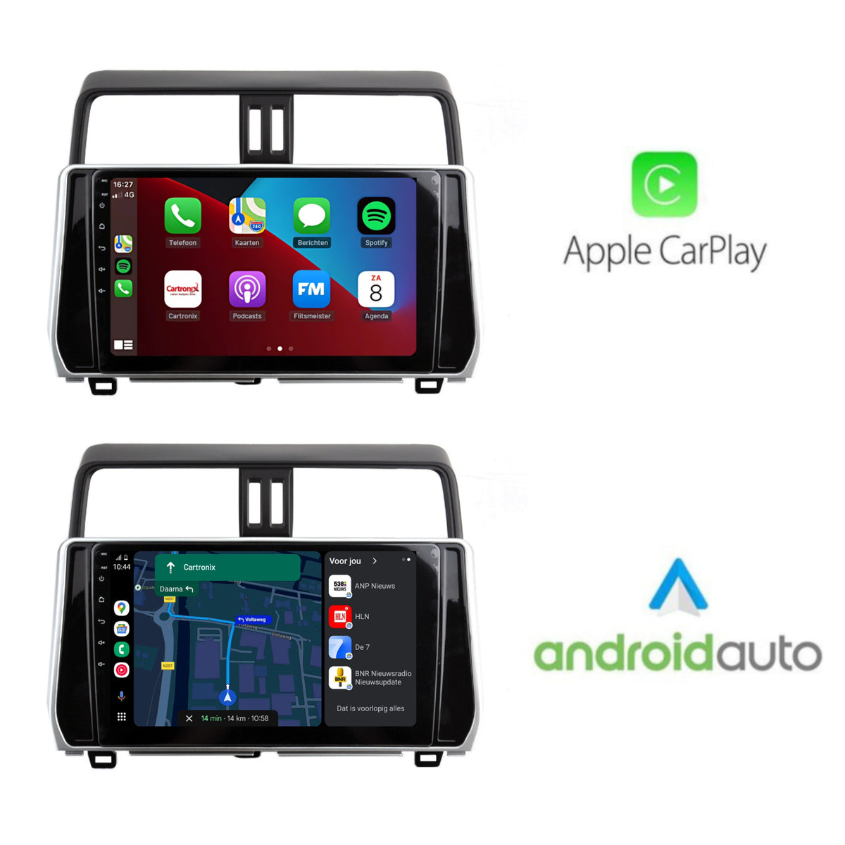 Land Cruiser Prado CarPlay | 2018–2023 | Android 15 | 2+32GB | 8-rdzeniowy | CarPlay i Android Auto