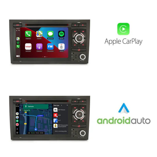 Audi A4 S4 RS4 Autoradio | 2000 t/m 2009 | Carplay | 4+64GB | Android 14