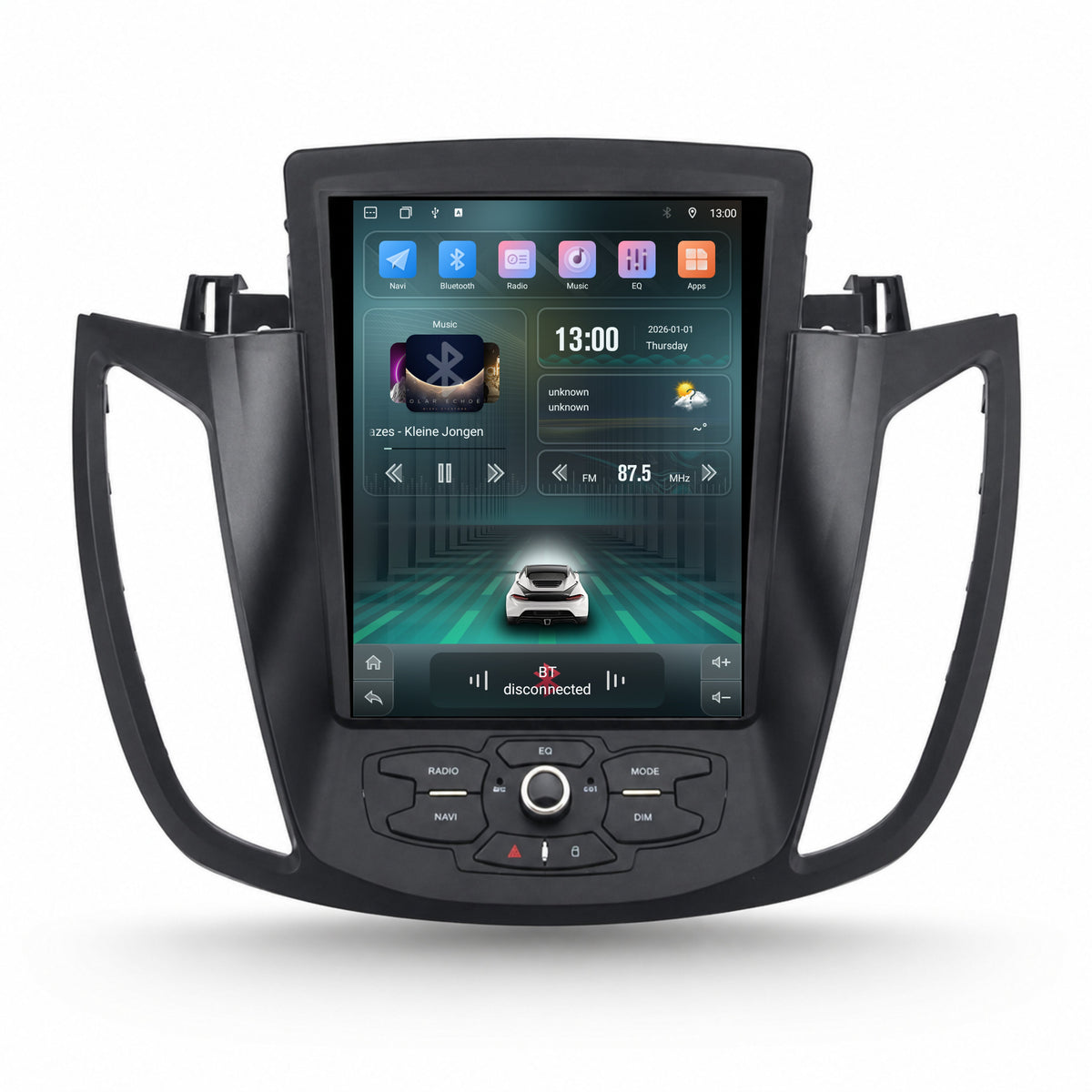 Ford Kuga | 9.7 inch Tesla Style Autoradio | 2013 t/m 2017 | CarPlay & Android Auto