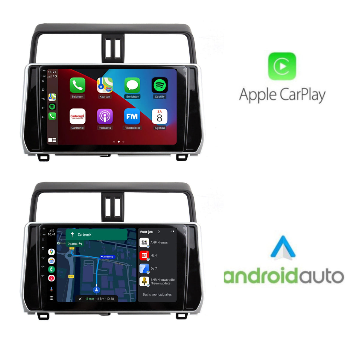Land Cruiser Prado Car Radio | 2018 to 2023 | Android 15 | 2+32GB | 8-Core | CarPlay & Android Auto