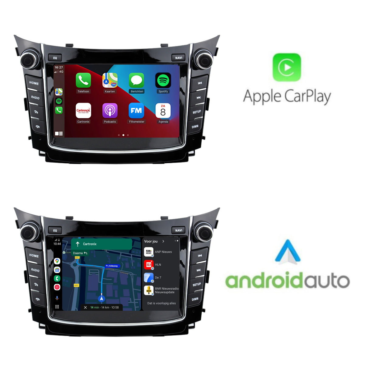 Hyundai i30 | 2012 to 2017 | Android 14 | 4+64GB | CarPlay & Android Auto | Original Navigation