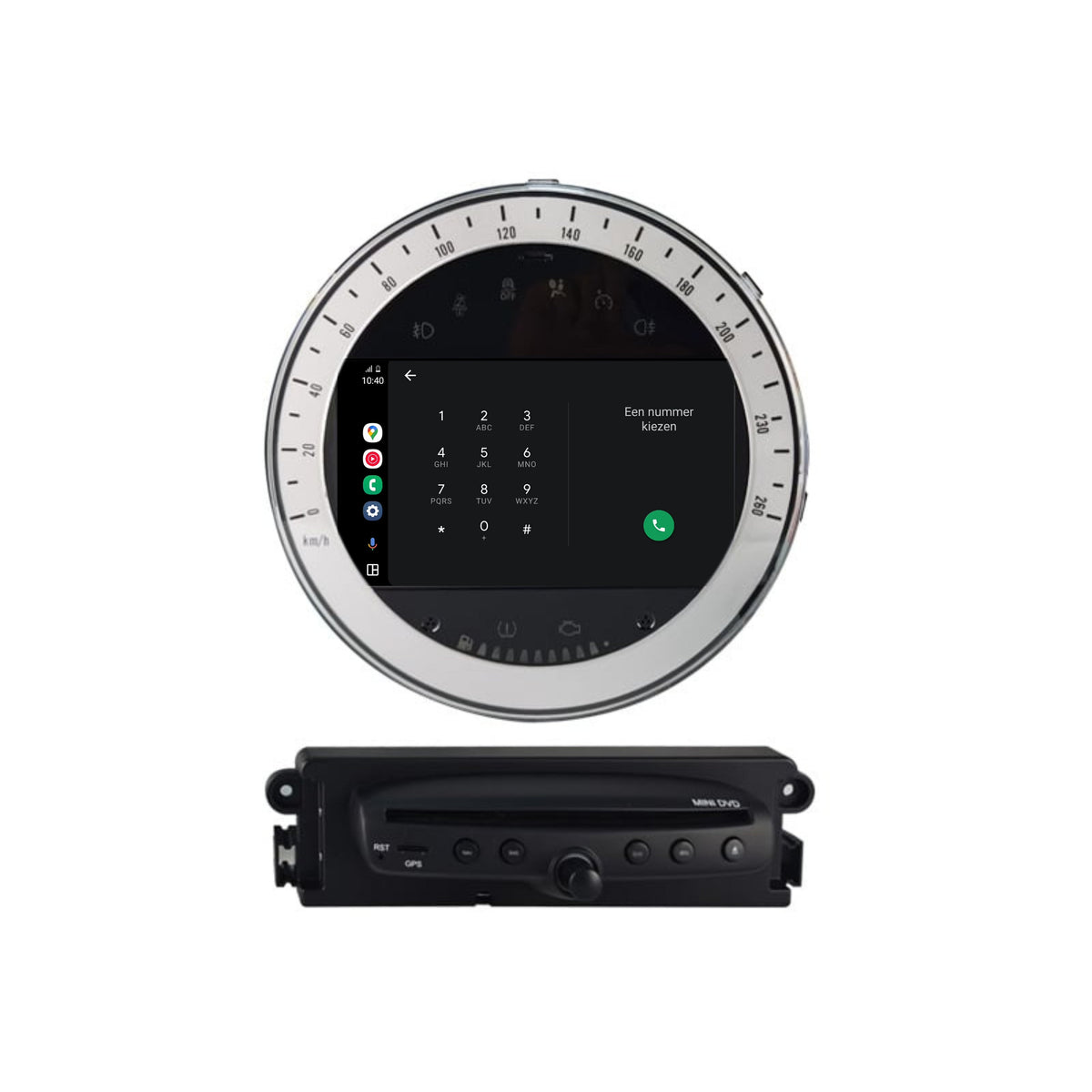 Radio samochodowe CarPlay do Mini Cooper | 2006 – 2013 | Android Auto