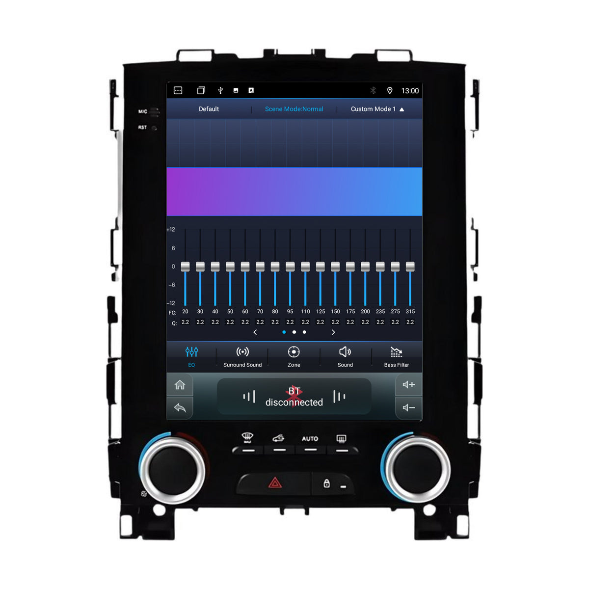 Cartronix Renault Megane 4 | 2016-2024 | Autoradio Navigazione | Apple CarPlay & Android Auto | Android 13 | Grande Schermo HD | CTX-9012