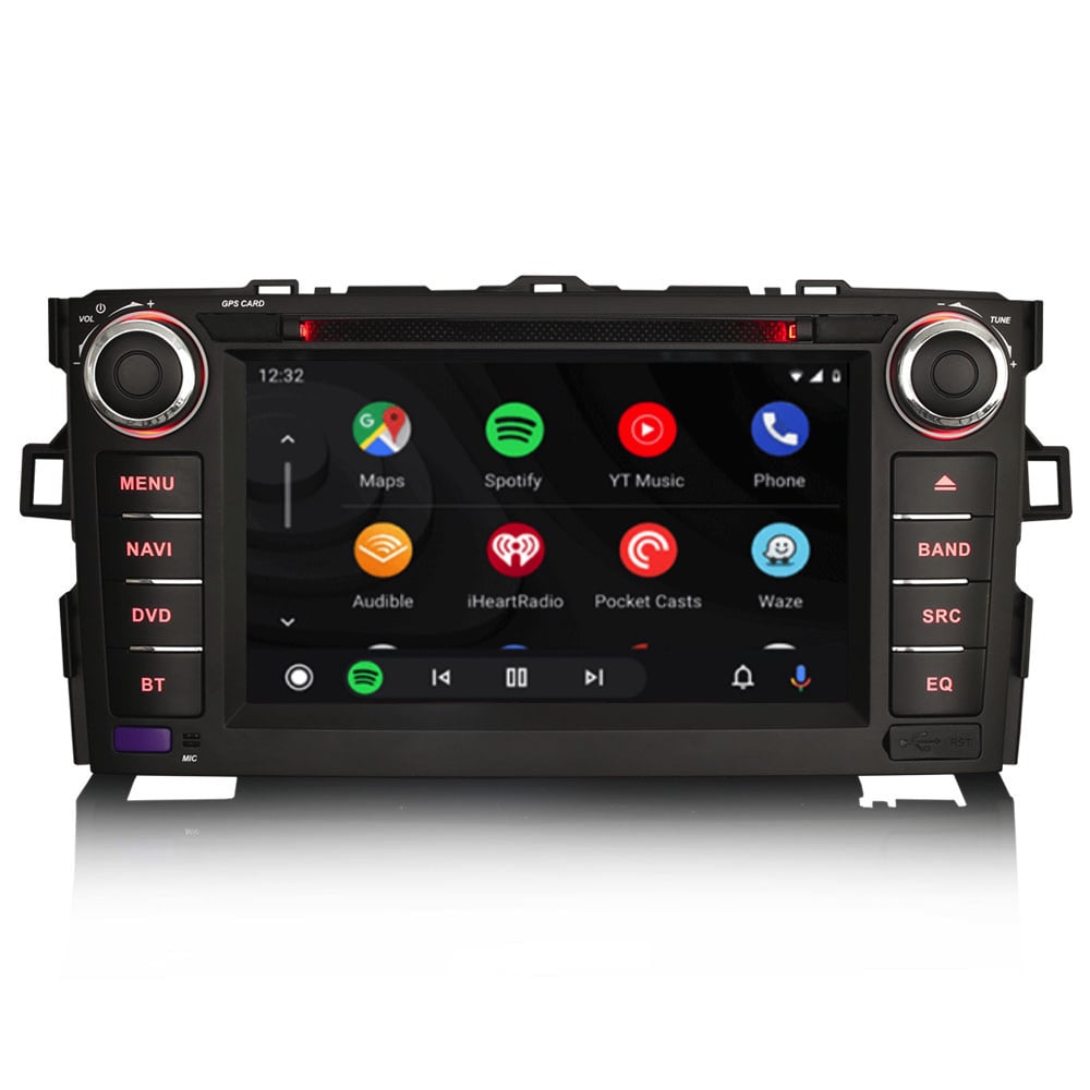 Radio samochodowe do Toyota Auris | Nawigacja UE i CarPlay | Android 16