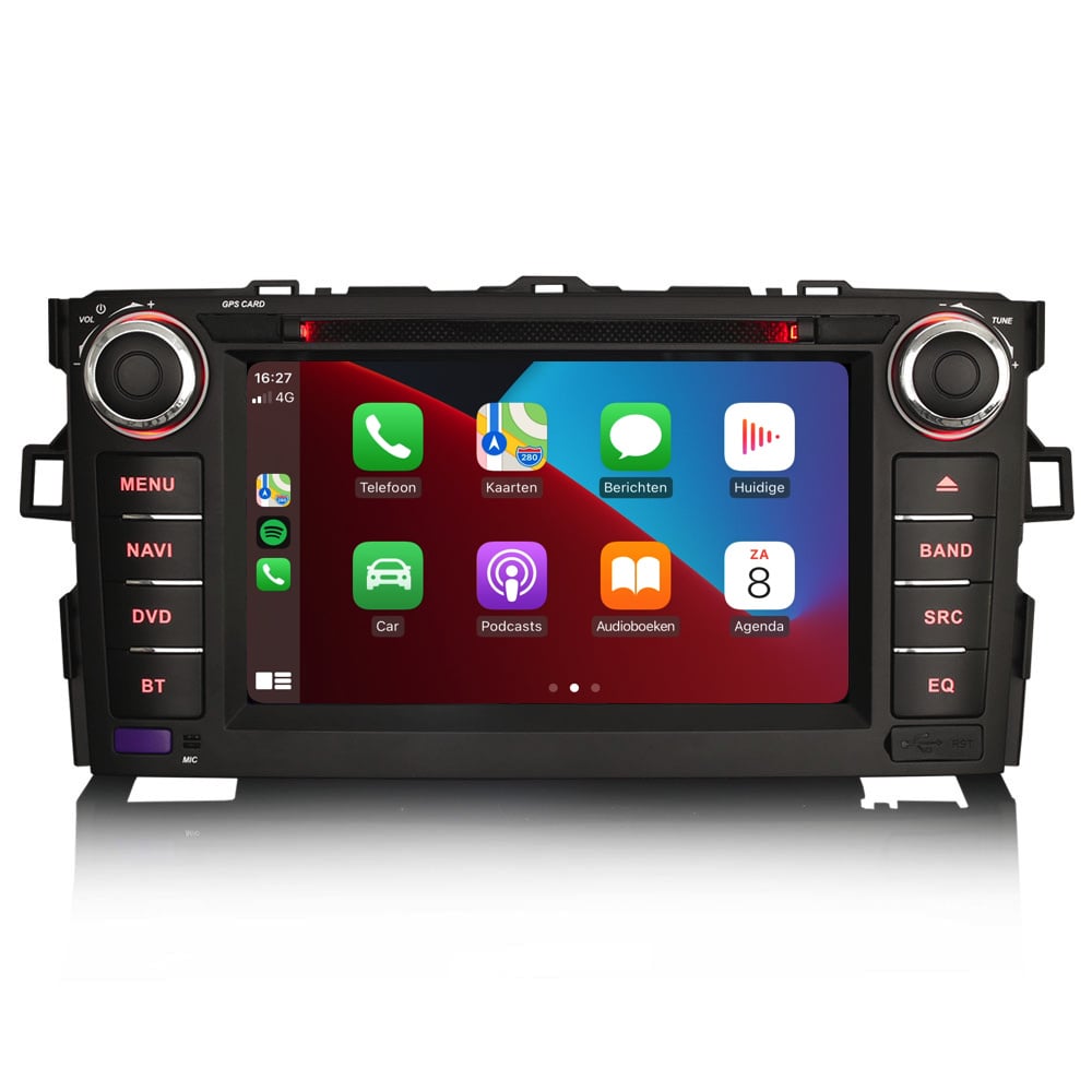 Radio samochodowe do Toyota Auris | Nawigacja UE i CarPlay | Android 16