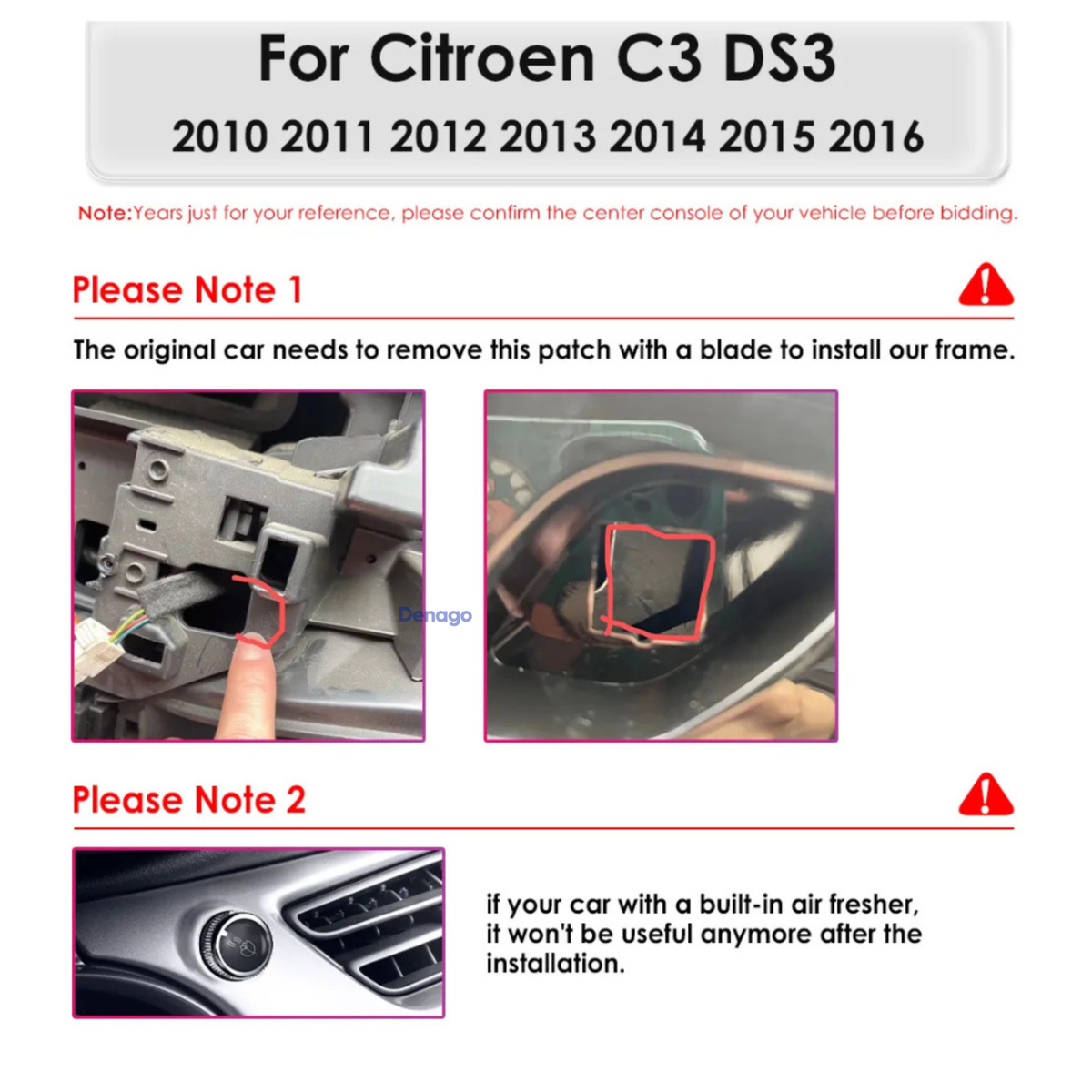 Citroën C3 & DS3 CarPlay & Android Auto radio | 2010 t/m 2017 | 9 inch | Android 15
