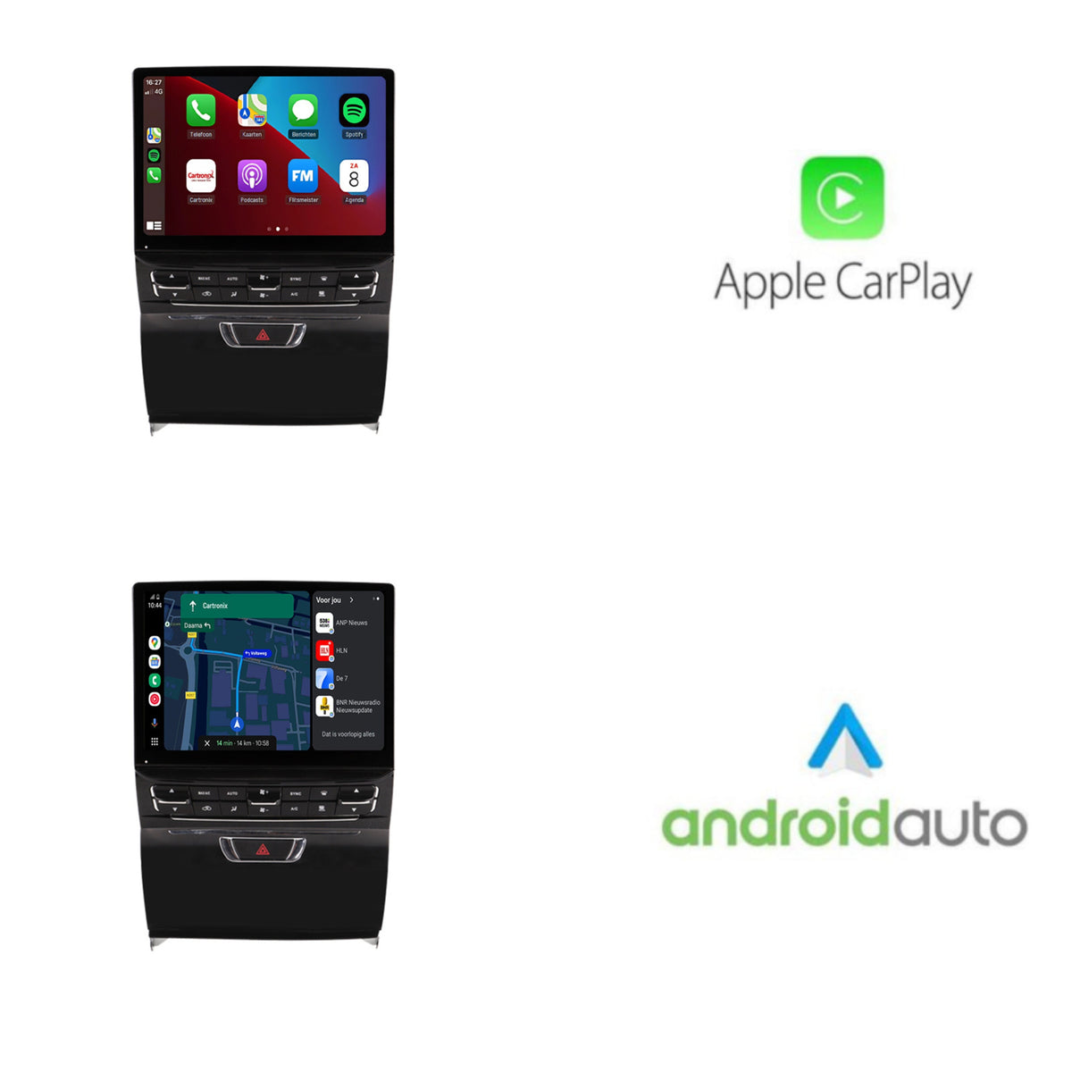 Maserati Quattroporte | Android 15 | 10,5 Zoll Autoradio | 2013 bis 2016 | CarPlay & Android Auto