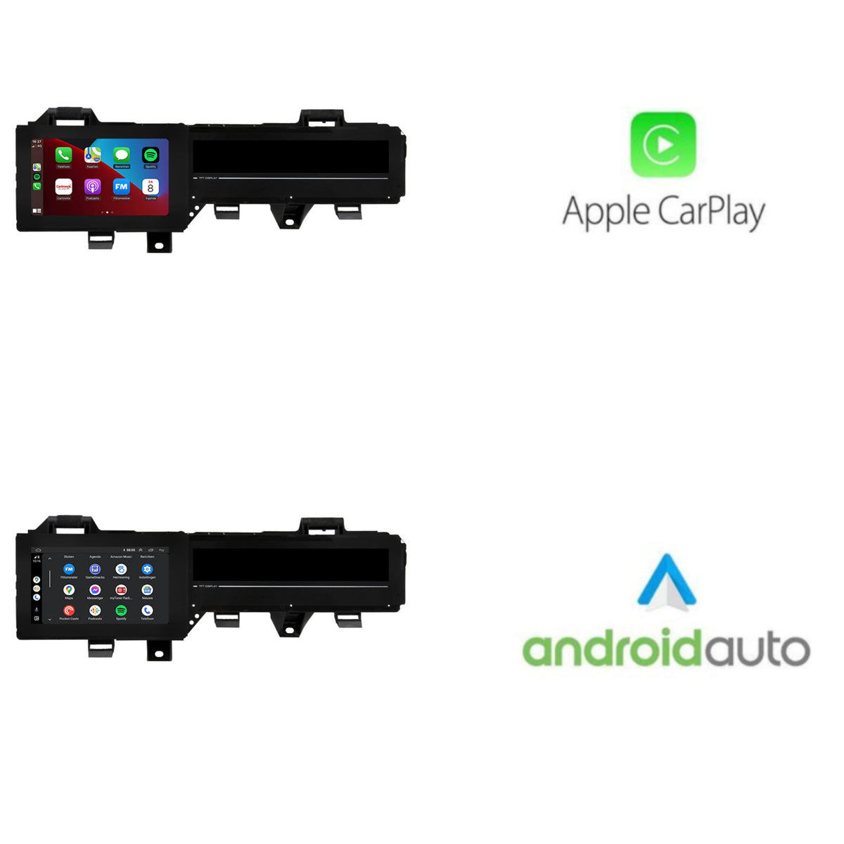 Renault Scenic 3 | Android 15 | Autoradio da 7 pollici | dal 2009 al 2016 | CarPlay & Android Auto | CTX-118989-A