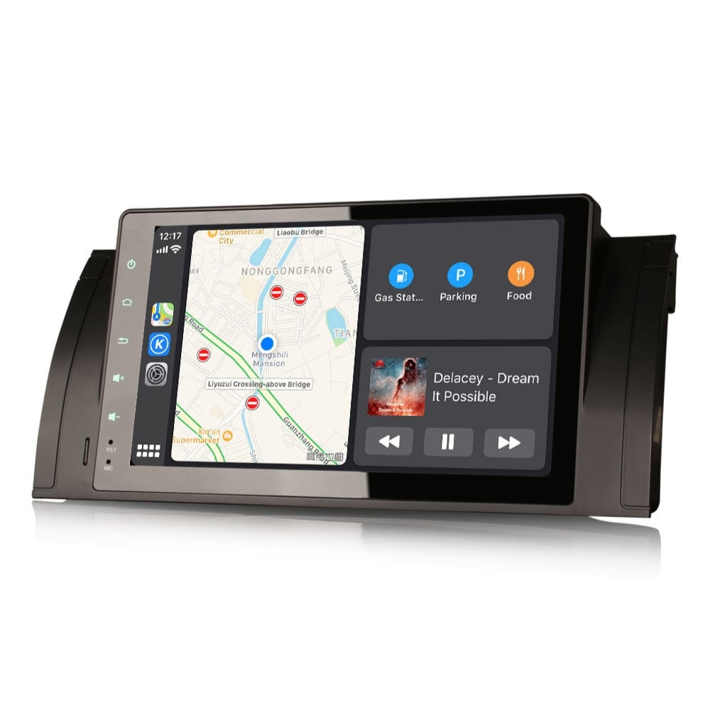 Radio samochodowe z CarPlay do BMW serii 5 X5 E39 E53 M5 | 1996-2007 | 8-rdzeniowy | Bezprzewodowy Apple CarPlay i Android Auto | 4GB + 64GB | Full Touch