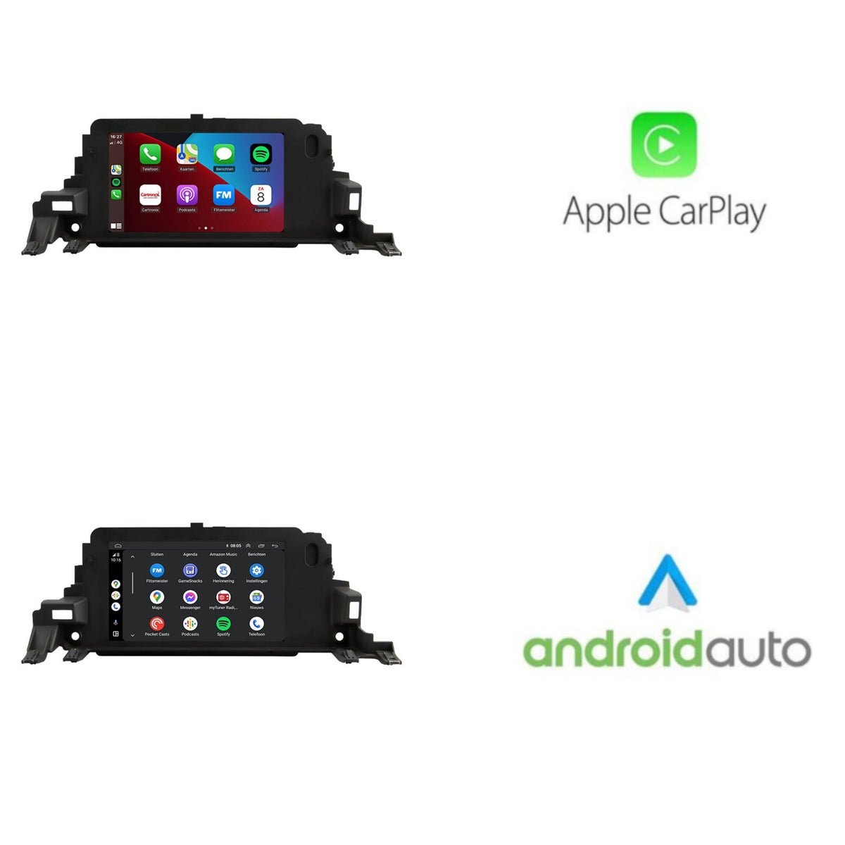 Renault Laguna 3 | Android 15 | Autoradio da 7 pollici | dal 2011 al 2015 | CarPlay & Android Auto