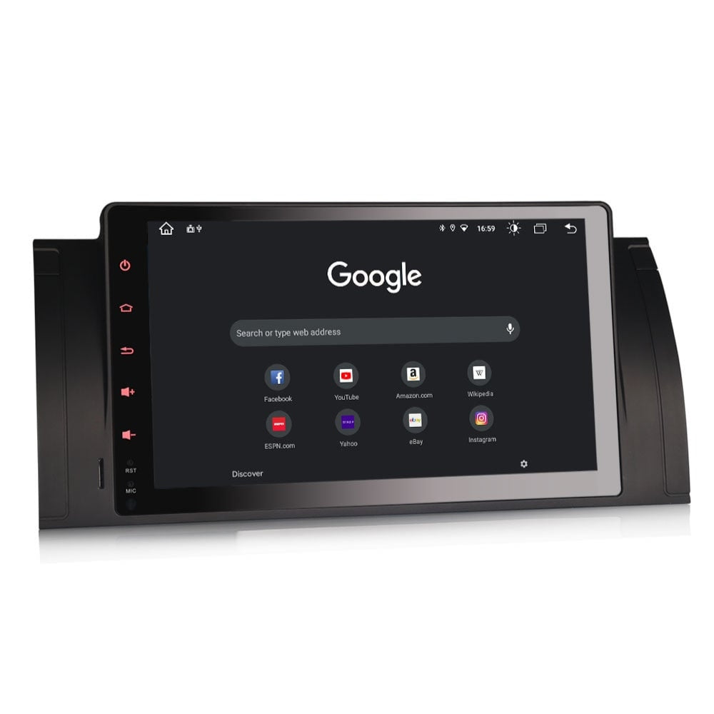 Radio samochodowe z CarPlay do BMW serii 5 X5 E39 E53 M5 | 1996-2007 | 8-rdzeniowy | Bezprzewodowy Apple CarPlay i Android Auto | 4GB + 64GB | Full Touch