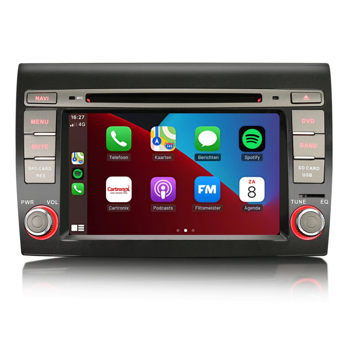 Fiat Bravo | CarPlay & Android Auto | autoradio | 2006 al 2017 | Android 16 | 4+64GB