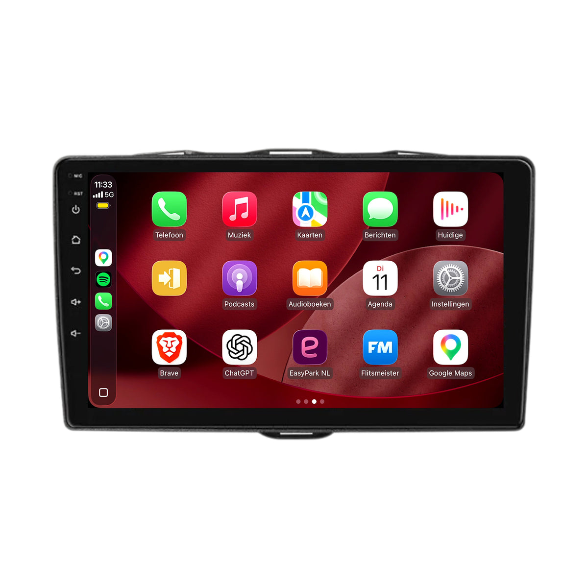 Alfa Romeo Giulietta CarPlay & Android Auto radio | 2014 t/m 2020 | 9 inch | Android 15 | Alleen scherm | CTX-7450