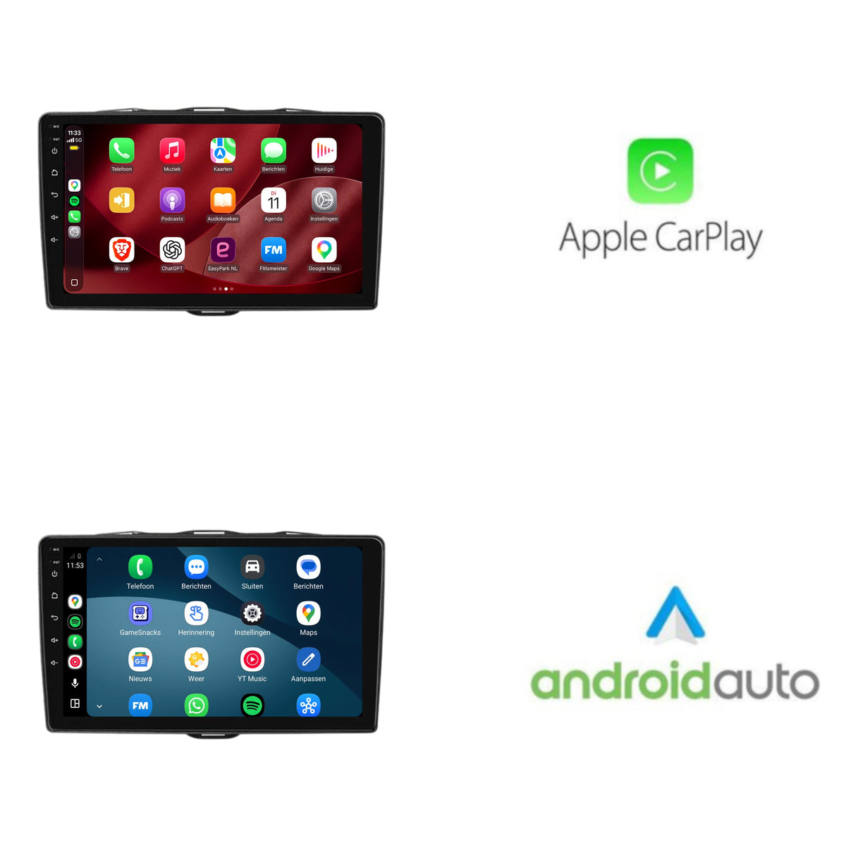 Alfa Romeo Giulietta CarPlay & Android Auto radio | 2014 t/m 2020 | 9 inch | Android 15 | Alleen scherm | CTX-7450