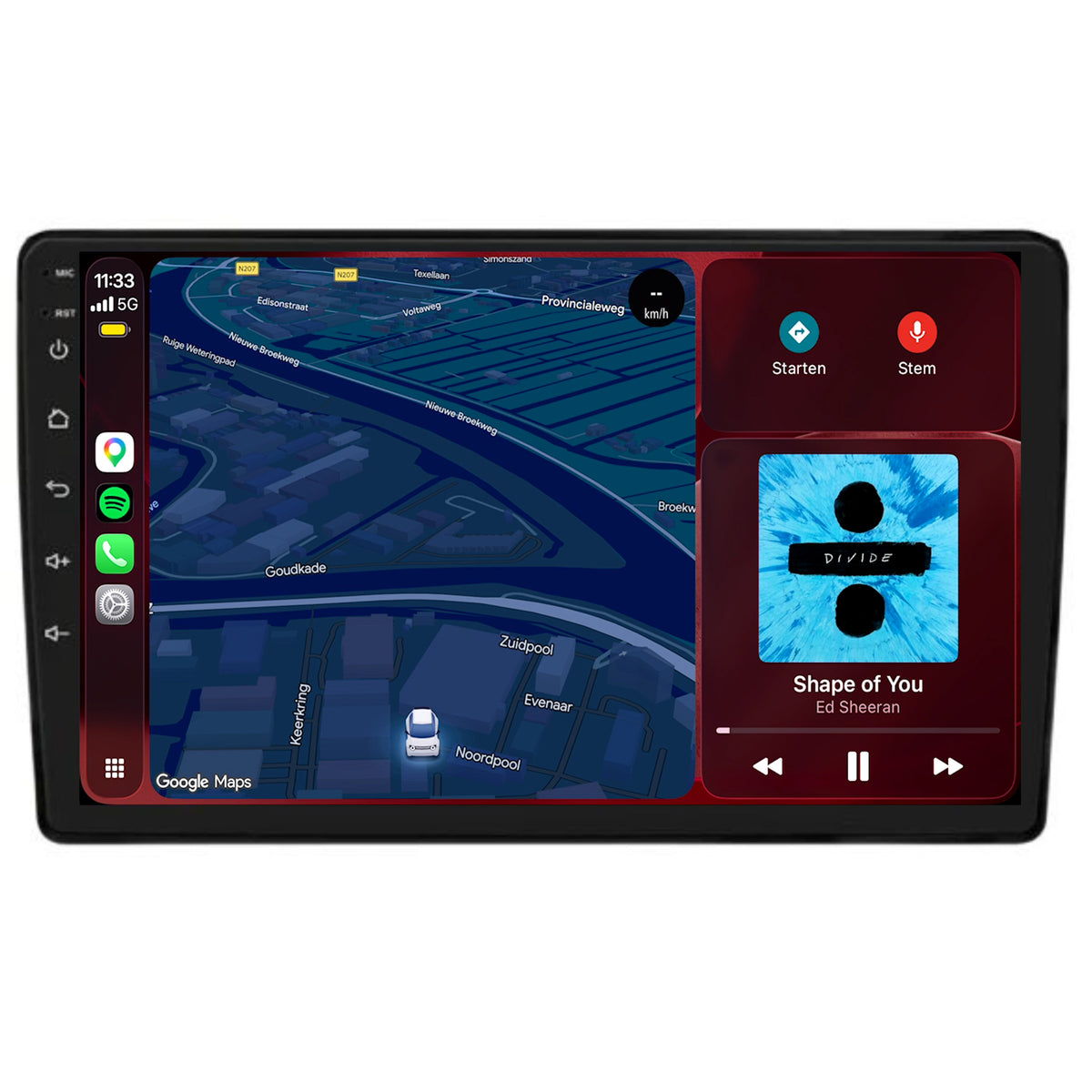 Autoradio CarPlay & Android Auto per Audi A4 | dal 2000 al 2013 | 9 pollici | Android 15 | CTX-7194