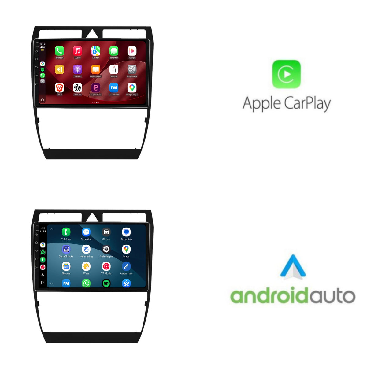 Audi A6 | S6 | RS6 | Allroad radio CarPlay & Android Auto | 1999 fino al 2004 | 9 pollici | Android 15 | CTX-7196
