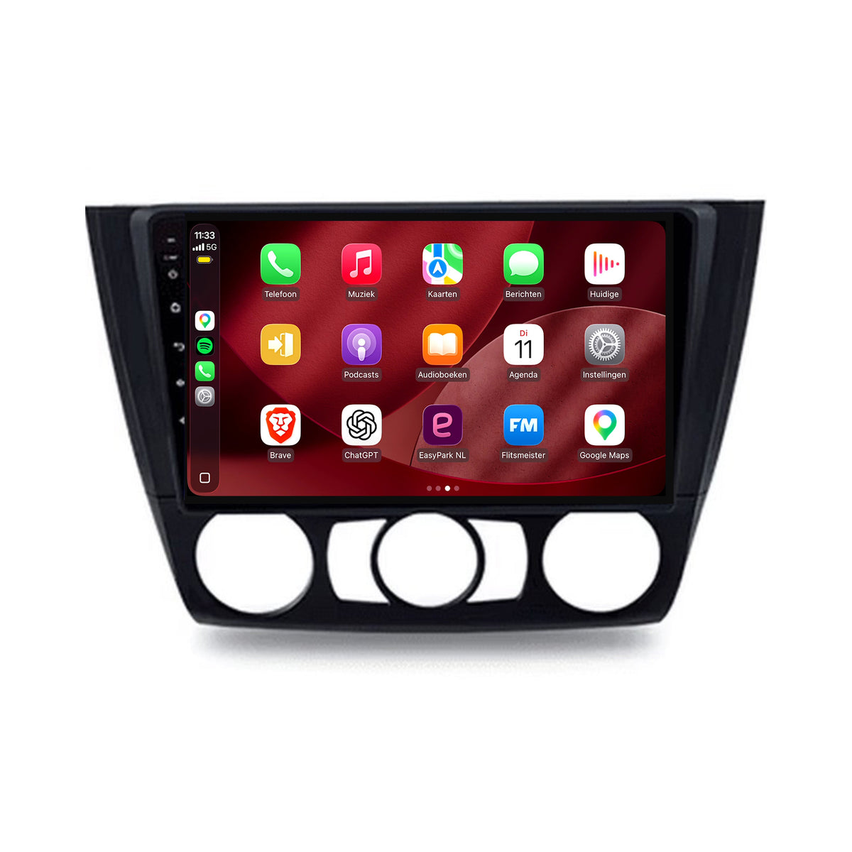 BMW 1 Serie CarPlay & Android Auto Radio | 2004 bis 2012 | 9 Zoll | Android 15 | CTX-7298