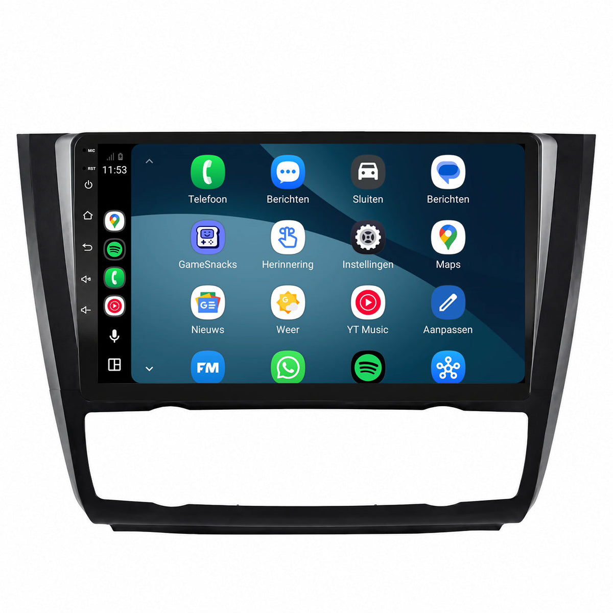 BMW 1 Serie E87 / E81 / E82 / E88 CarPlay & Android Auto Radio | 2004 bis 2012 | 9 Zoll | Android 15 | CTX-7273