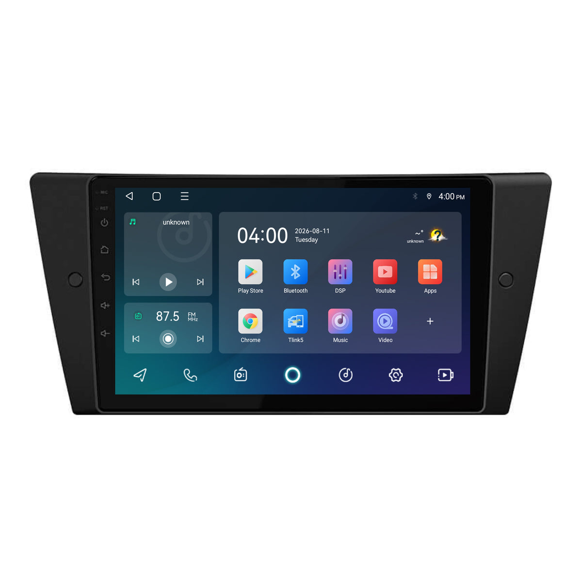 Radio CarPlay & Android Auto per BMW Serie 3 E90/E91/E92/E93 | 2005-2013 | 9 pollici | Android 15