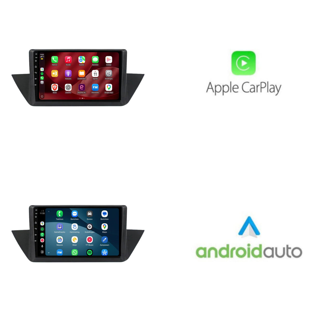 Autoradio CarPlay & Android Auto pour BMW X1 E84 | 2010 à 2015 | 9 pouces | Android 15 | CTX-7195