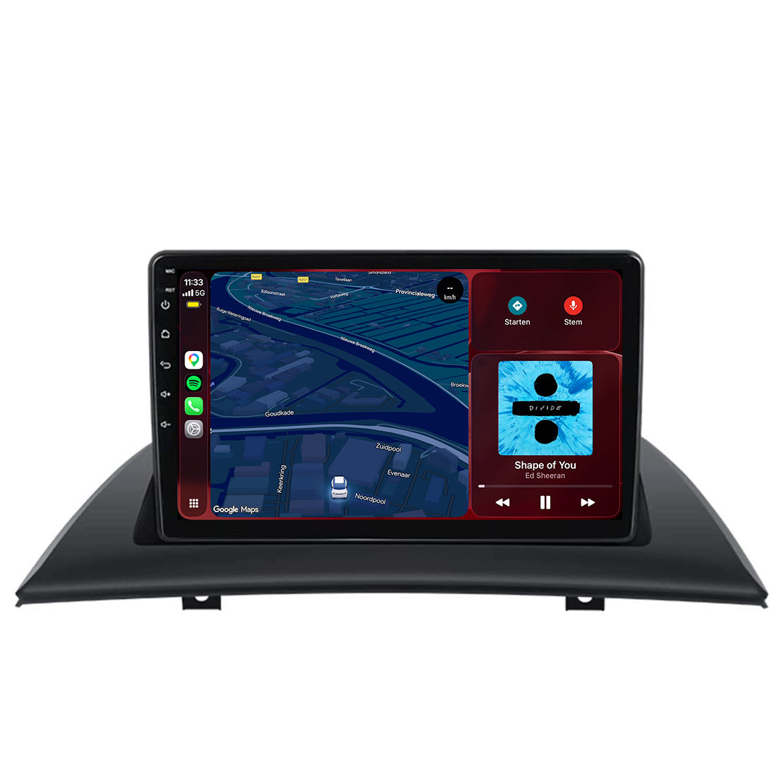 Autoradio CarPlay & Android Auto pour BMW X3 E83 | 2004 à 2012 | 9 pouces | Android 15 | CTX-7349