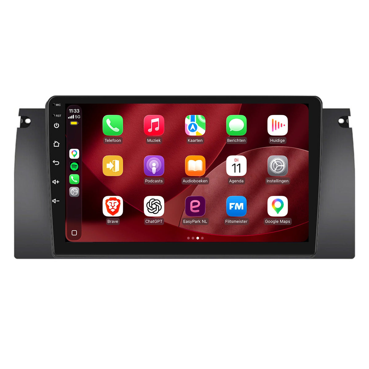 BMW X5 CarPlay & Android Auto Radio | 1999 bis 2005 | 9 Zoll | Android 15 | CTX-7301