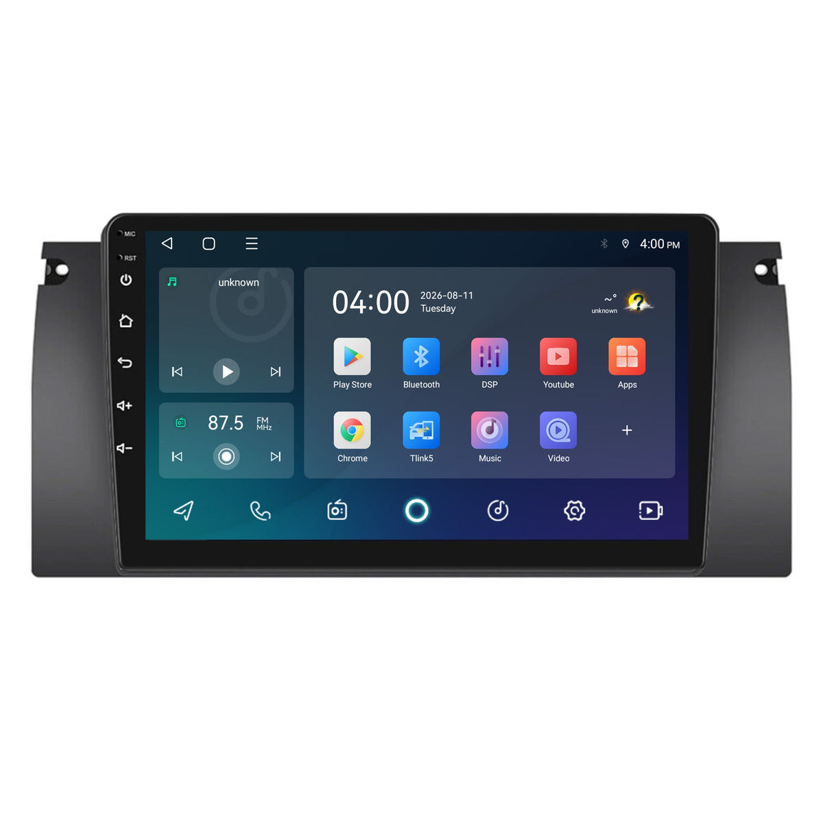 BMW X5 CarPlay & Android Auto Radio | 1999 bis 2005 | 9 Zoll | Android 15 | CTX-7301