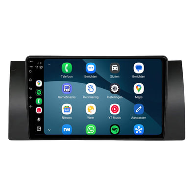 BMW X5 E53 CarPlay & Android Auto radio | 2000 t/m 2006 | 9 inch | Android 15