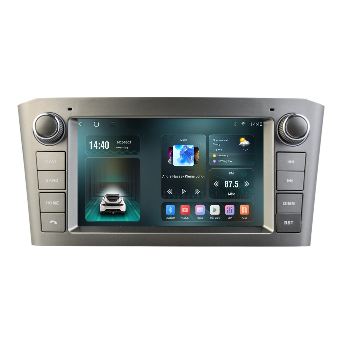 Toyota Avensis | Android 14 | Autoradio | 2002 bis 2008 | CarPlay & Android Auto