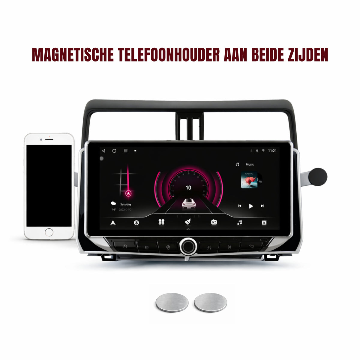 Land Cruiser Prado CarPlay | 2018–2023 | Android 15 | 2+32GB | 8-rdzeniowy | CarPlay i Android Auto