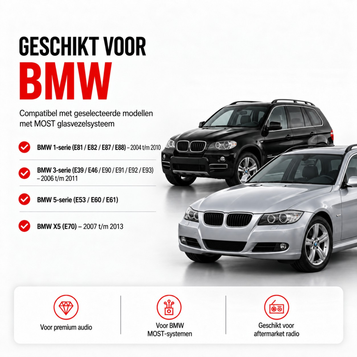 CTX-3305 | Décodeur fibre optique | BMW Série 1 | BMW Série 3 | BMW Série 5