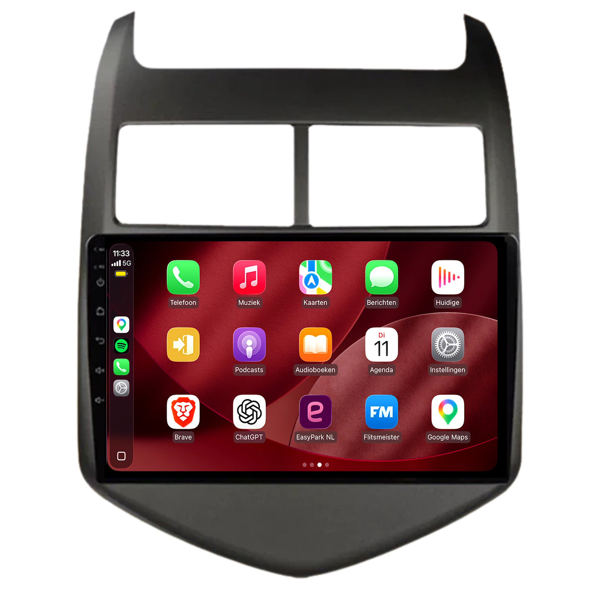 Autoradio con CarPlay e Android Auto per Chevrolet Aveo | 2013-2015 | 9 pollici | Android 15 | CTX-7129