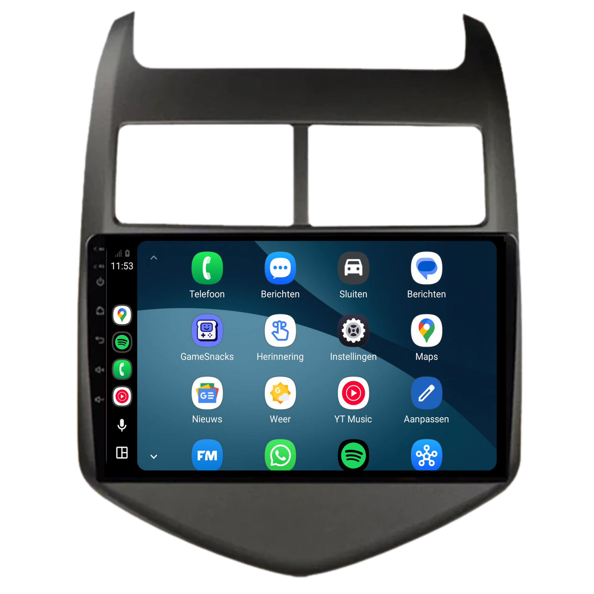 Autoradio con CarPlay e Android Auto per Chevrolet Aveo | 2013-2015 | 9 pollici | Android 15 | CTX-7129