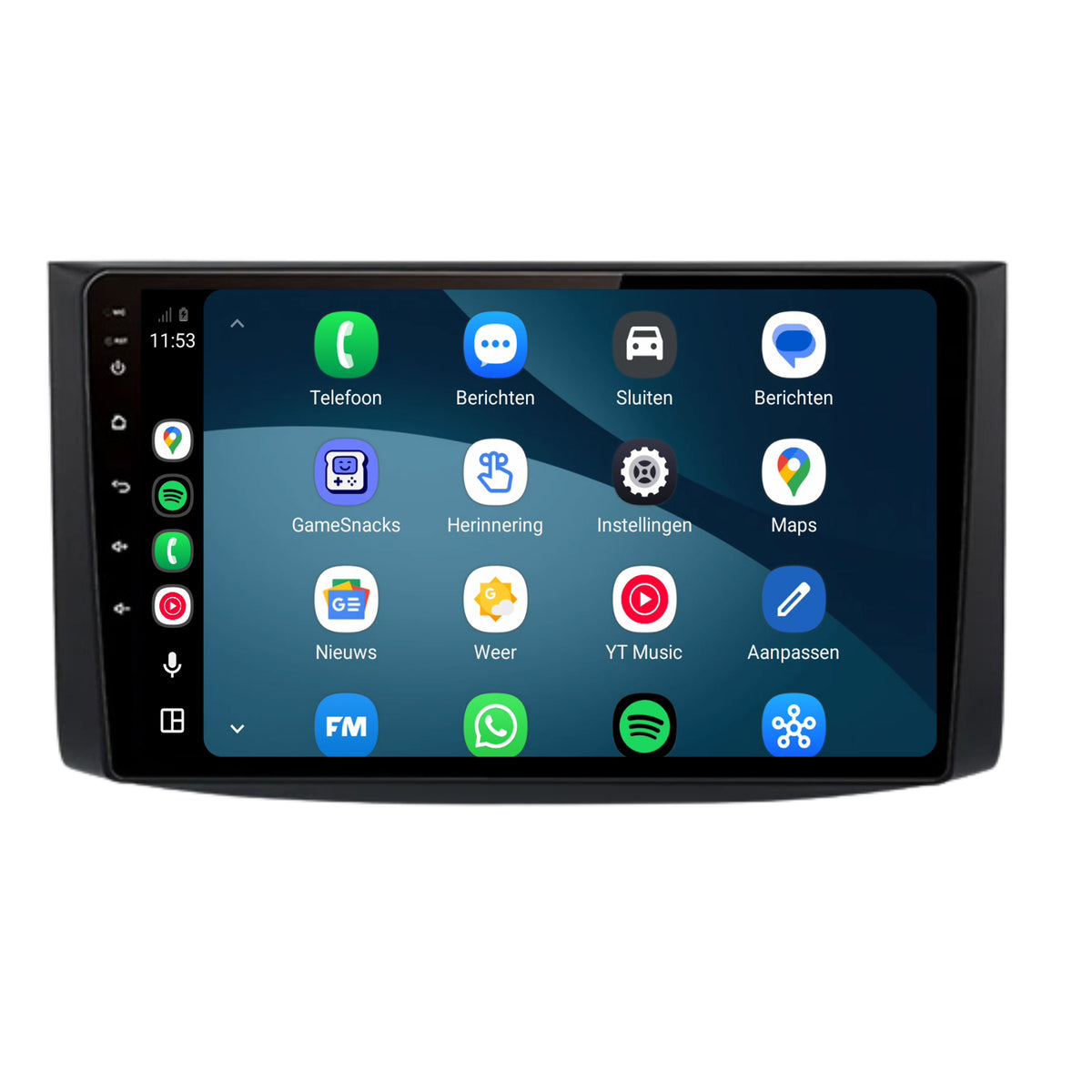Radio con CarPlay y Android Auto para Chevrolet Aveo | 2006 a 2012 | 9 pulgadas | Android 15 | CTX-7184
