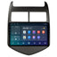 Autoradio con CarPlay e Android Auto per Chevrolet Aveo | 2013-2015 | 9 pollici | Android 15 | CTX-7129