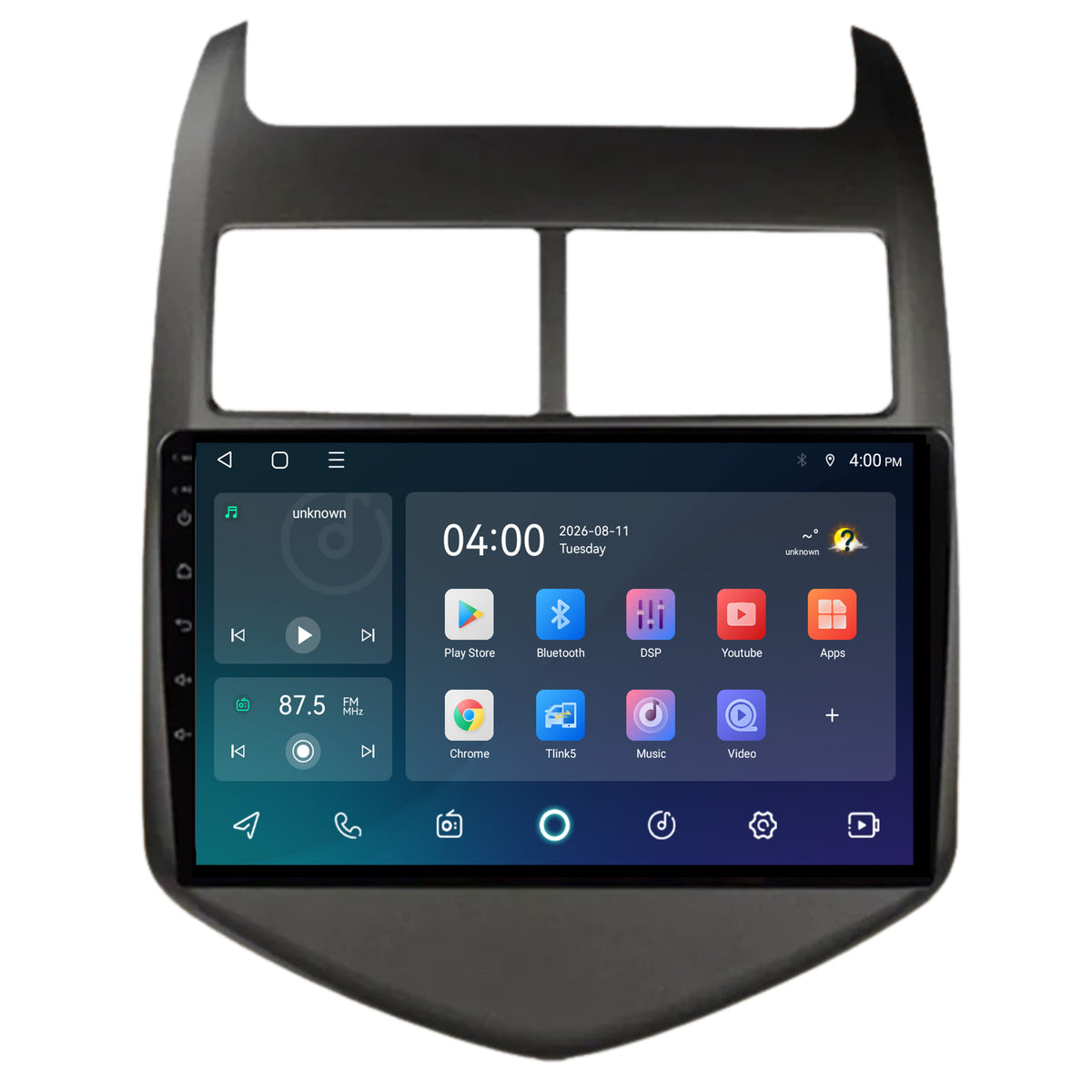 Autoradio con CarPlay e Android Auto per Chevrolet Aveo | 2013-2015 | 9 pollici | Android 15 | CTX-7129