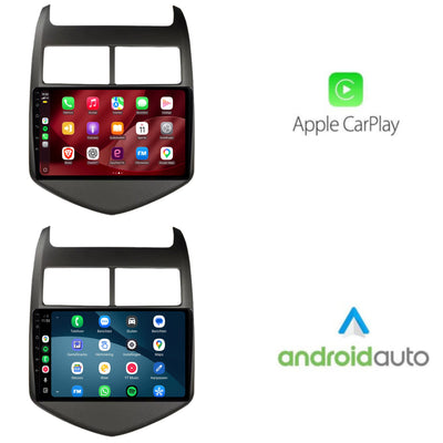 Chevrolet Aveo CarPlay & Android Auto radio | 2013 t/m 2015 | 9 inch | Android 15 | CTX-7129