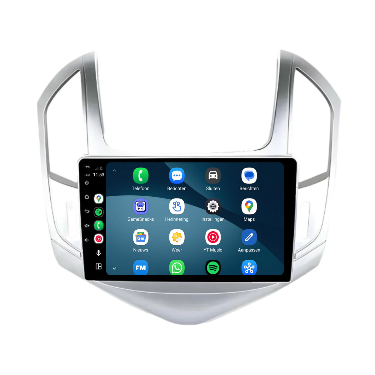 Autoradio CarPlay & Android Auto pour Chevrolet Cruze | 2012 à 2014 | 9 pouces | Android 15 | Argent | CTX-7324