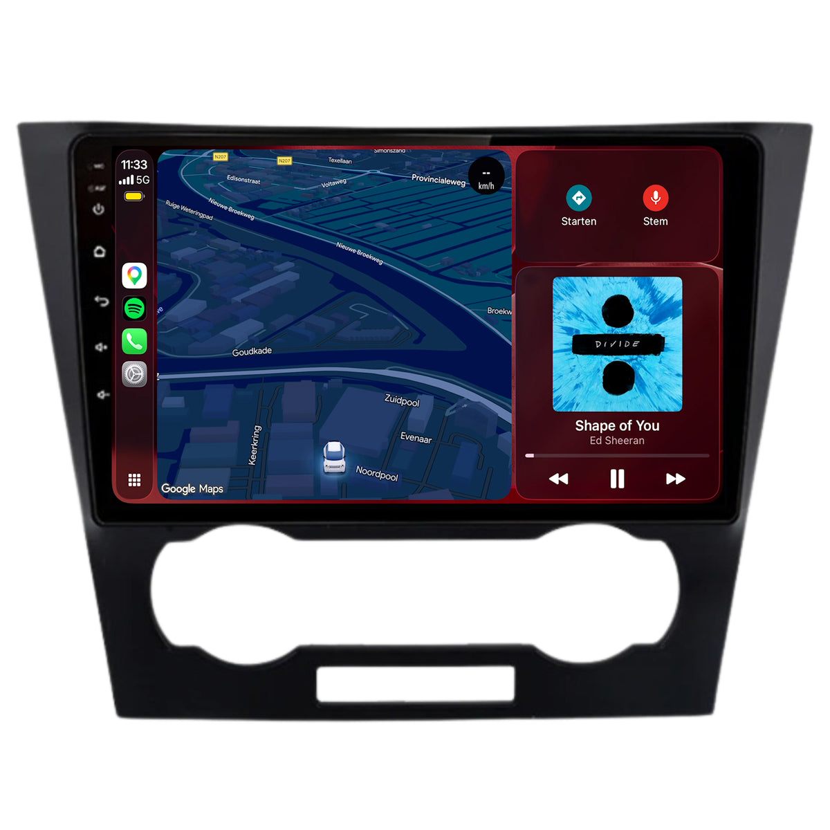 Chevrolet Epica CarPlay & Android Auto radio | 2006 t/m 2012 | 9 inch | Android 15 | CTX-7131