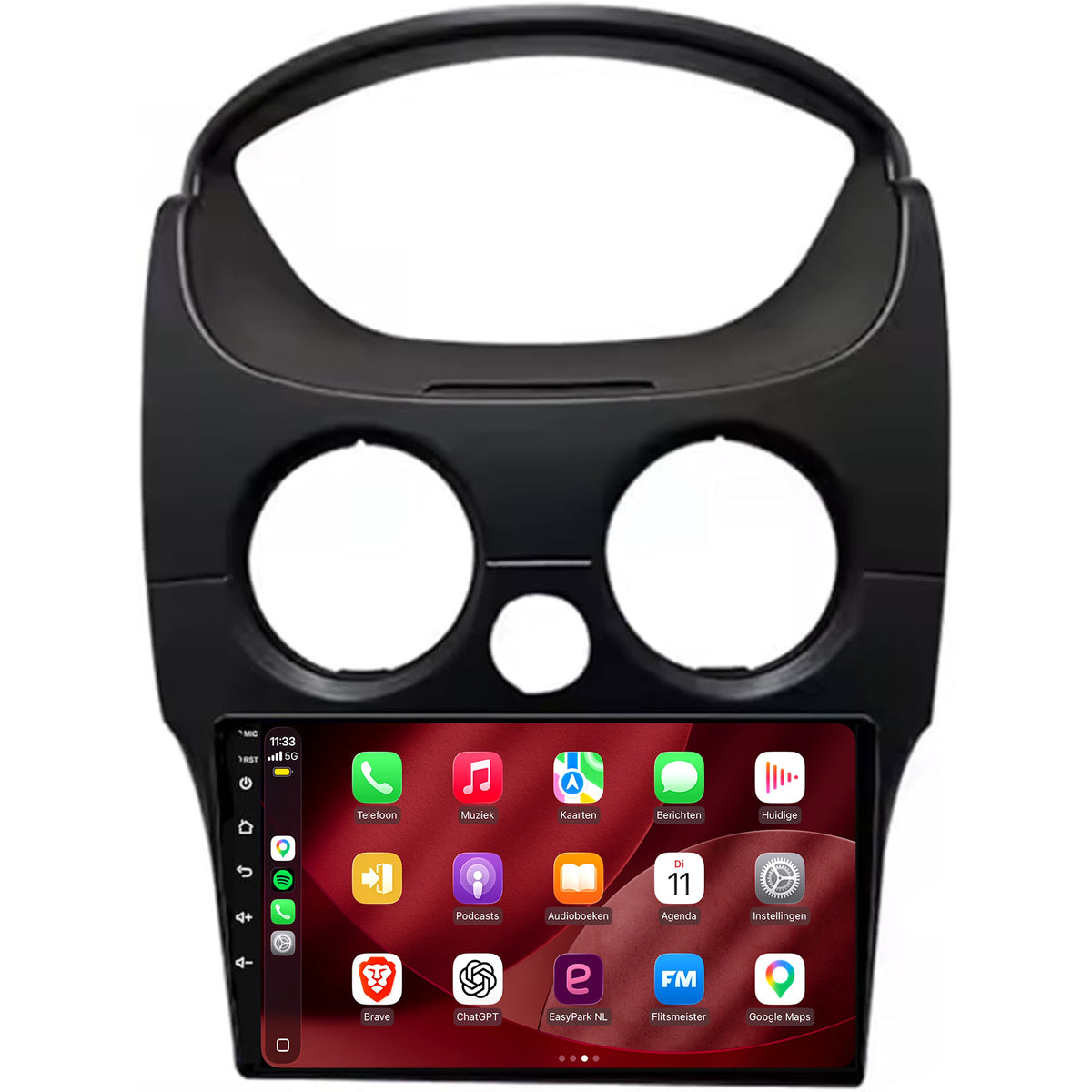 Chevrolet Matiz CarPlay & Android Auto Radio | 2005 bis 2011 | 9 Zoll | Android 15 | CTX-7305