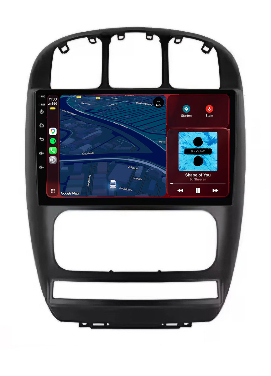 Chrysler Voyager CarPlay & Android Auto radio | 2000 t/m 2012 | 9 inch | Android 15 | CTX-7278